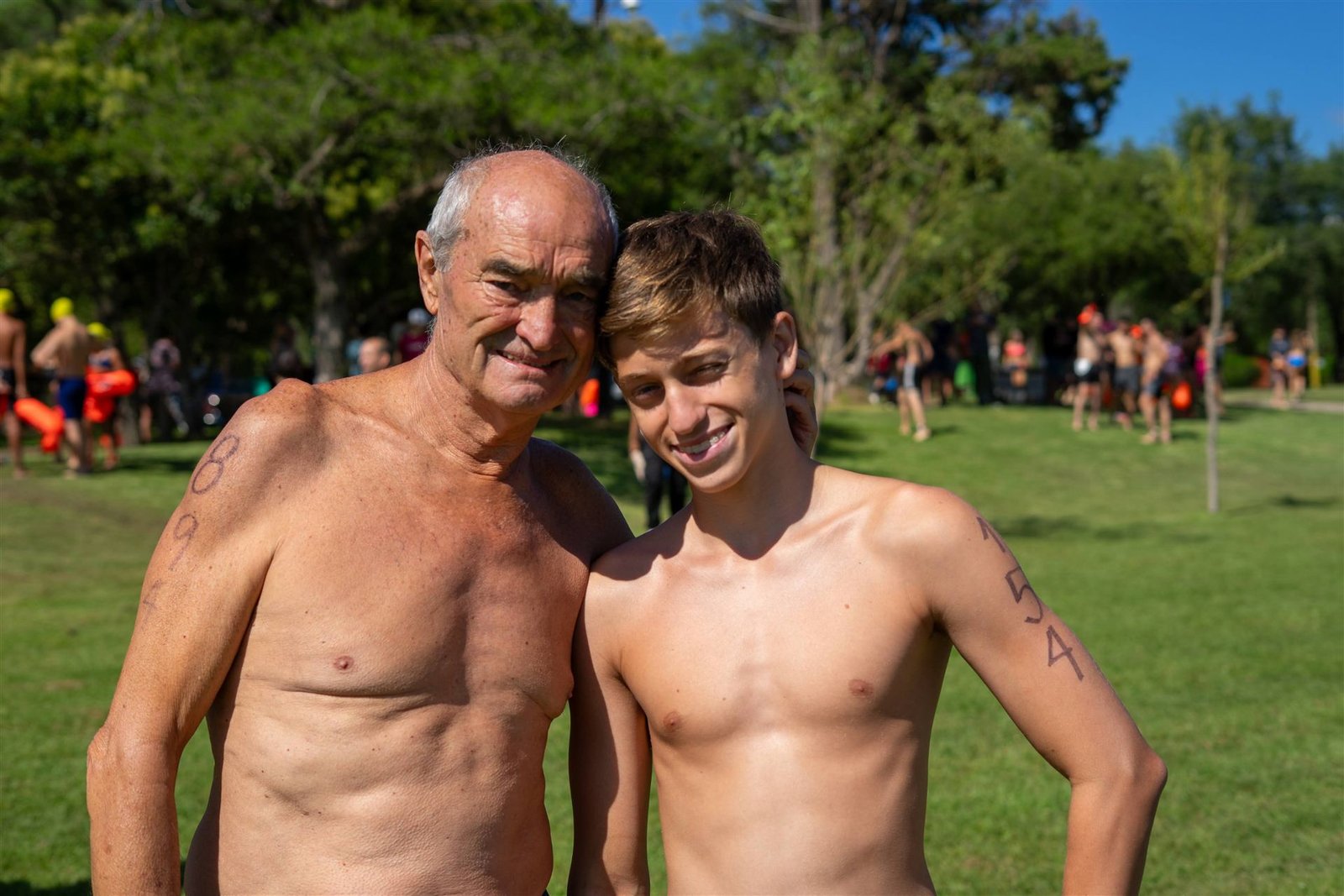 Dos generaciones de nadadores después del Cruce del Lago